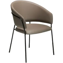 AC ANGEL CERDA Angel Cerdá  Esstischstuhl schwarze Stahlbeine 4088C