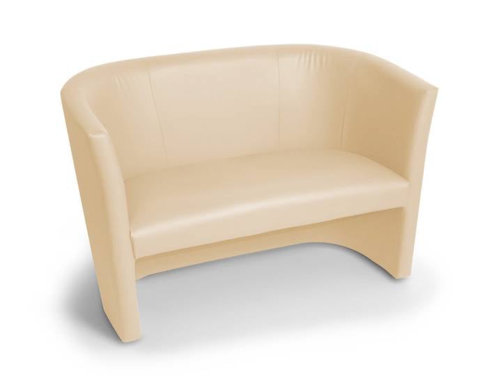 CHARLY DUO Cocktailsessel / Sessel, Material Kunstleder, beige