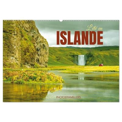 L'été en Islande (Calendrier mural 2027 DIN A2 vertical), CALVENDO calendrier mensuel