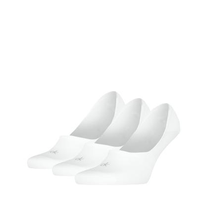 Füßlinge CALVIN KLEIN "CK MEN FOOTIE MC", Herren, Gr. 43-46, Sockengröße, weiß, Baumwollmischung, Socken, Antirutsch Noppen im Fersenbereich