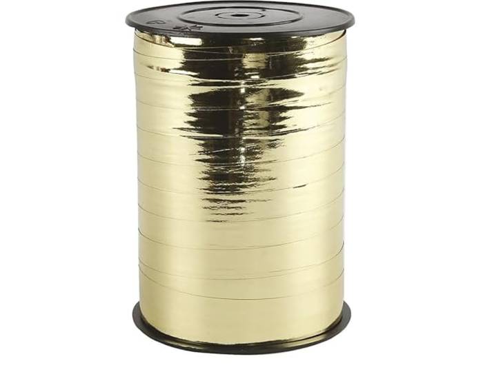 Creativ Company plooiband 250 m, metallic goud