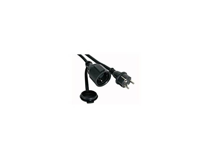 PEREL - EC10R25-G rubber verlengkabel, 3G2,5, 10 m lengte, zwart 142049