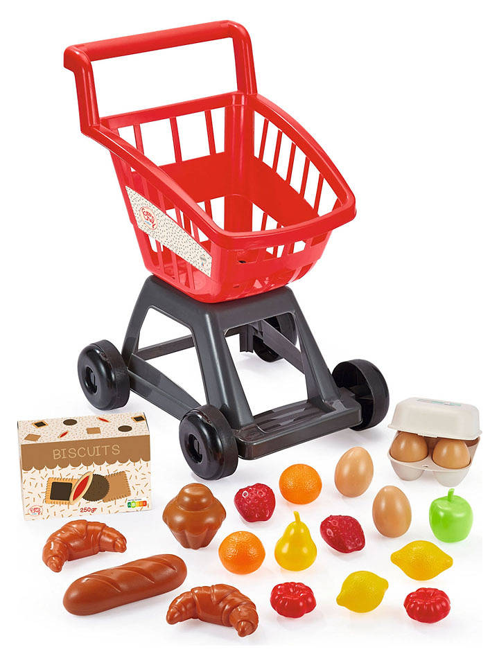 écoiffier Einkaufswagen mit Spiellebensmitteln - ab 18 Monaten - onesize