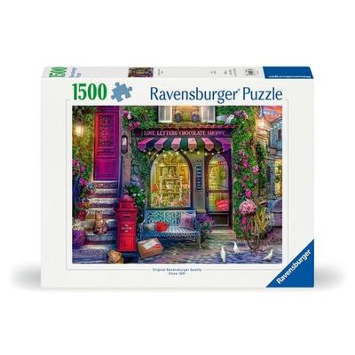 Erwachsenenpuzzle 1500 Teile - Liebesbriefe und Schokolade