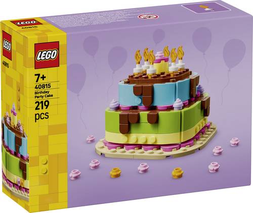 LEGO ICONS 40815 Geburtstagstorte Tischdeko zum Selbergestalten