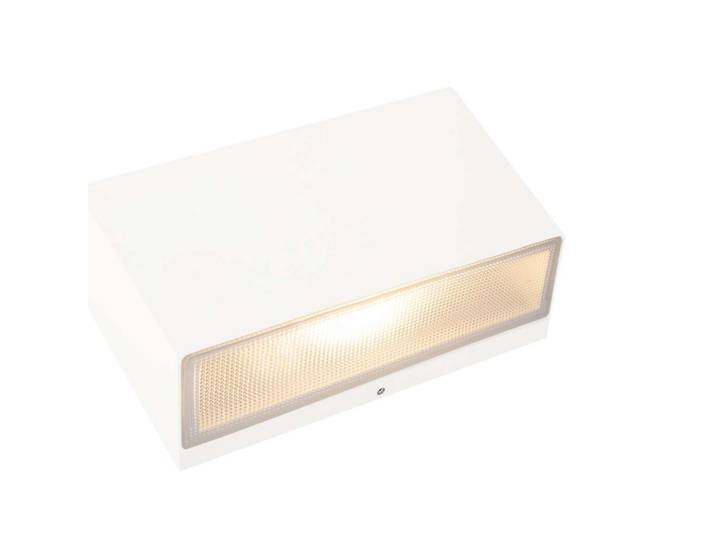 Asker Pro LED Applique Murale d'Extérieur Blanc - Norlys - Terrasse - Aluminium