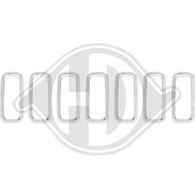 DIEDERICHS Blende, Kühlergitter 2660041 mitte für JEEP