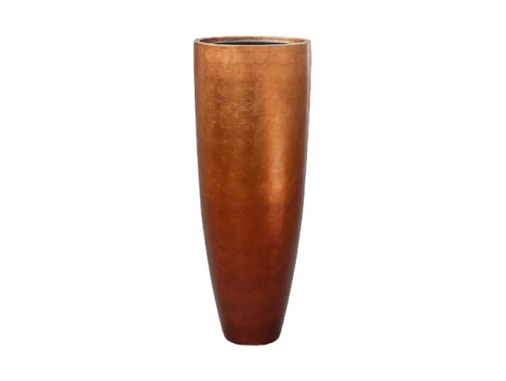 Hoher Blumentopf „Metallic Partner“, verschiedene Grössen Kupfer Matt Baq Design