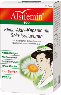 Alsitan GmbH ALSIFEMIN 100 Klima-Aktiv m.Soja 1x1 Kapseln 45,5 g 02099126