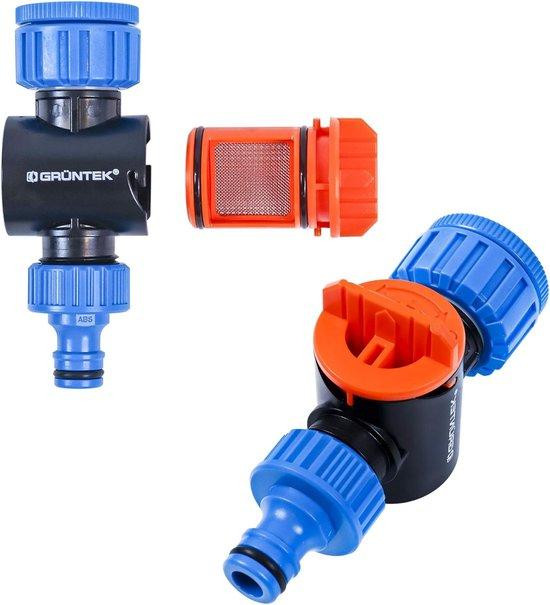 Waterfilter voor tuin en irrigatie van roestvrij staal, 1/2 inch, zilver en meerkleurig
