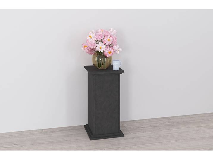 Container FMD Essex , schwarz, B:30cm H:57,4cm T:30cm, Holzwerkstoff, Schränke, Container, Breite 30 cm