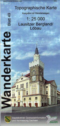 Topographische Sonderkarten Sachsen / Wanderkarten 1:25000 (WK 25) / Lausitzer Bergland / Löbau: Bl. 49 - Preis vom 09.10.2026 07:28:09 h