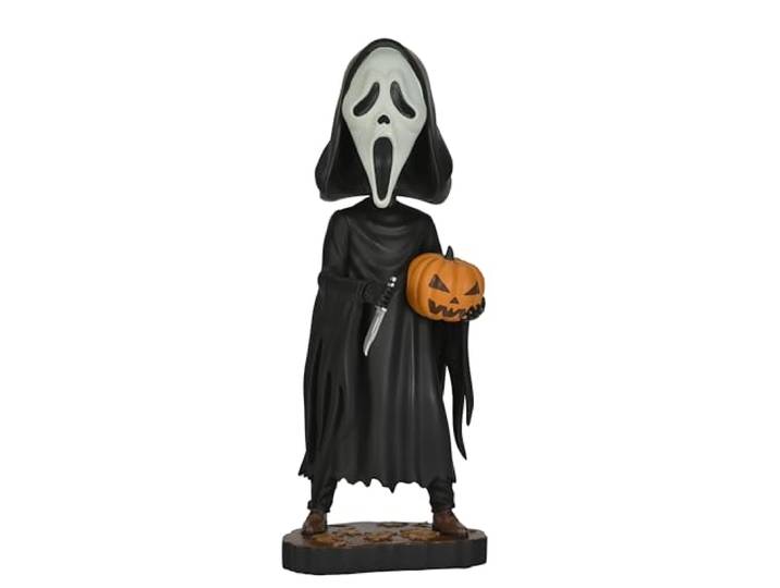 Scream Head Knocker Ghost Face with Pumpkin 20 cm