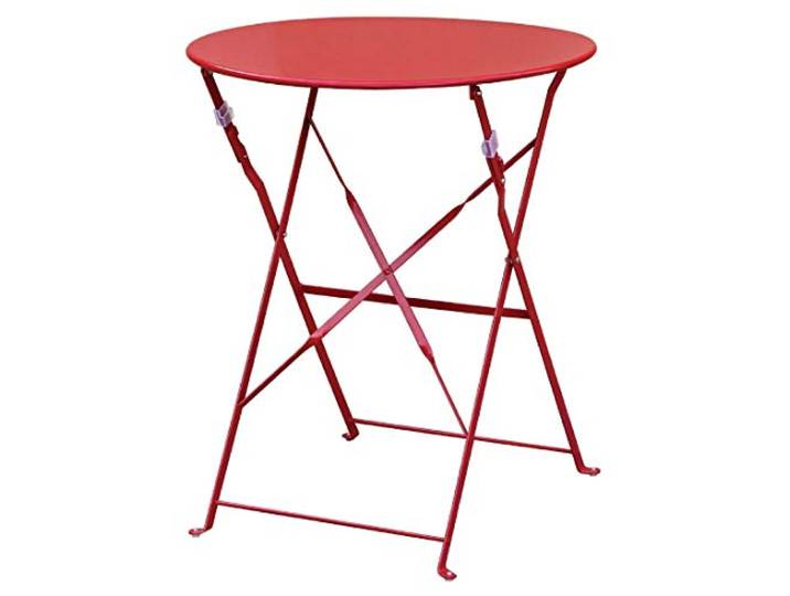 Bolero rode stoepstijl stalen tafel (600 mm rond)