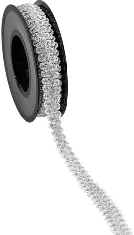 Posamentenborte Metallic, silber