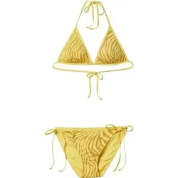 DELICATELOVE Damen Bikini Bikini Set JIL Big Tiger, Größe XL in Gelb Gelb
