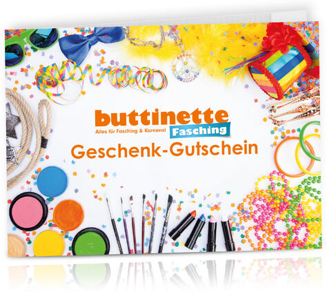 Geschenk-Gutschein "Fasching & Karneval"