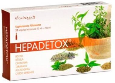 Calêndula Hepadetox 20 ampolas
