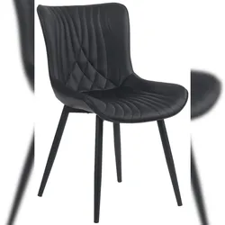CLP Stuhl Brady schwarz/Kunstleder