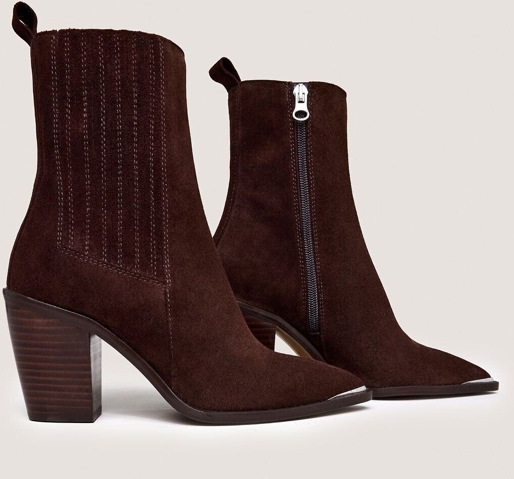 JONAK Bottines à talons, en cuir souple, DENONIE