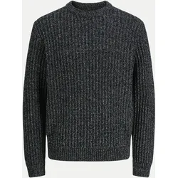 Strickpullover mit Rundhalsausschnitt Grau XXL