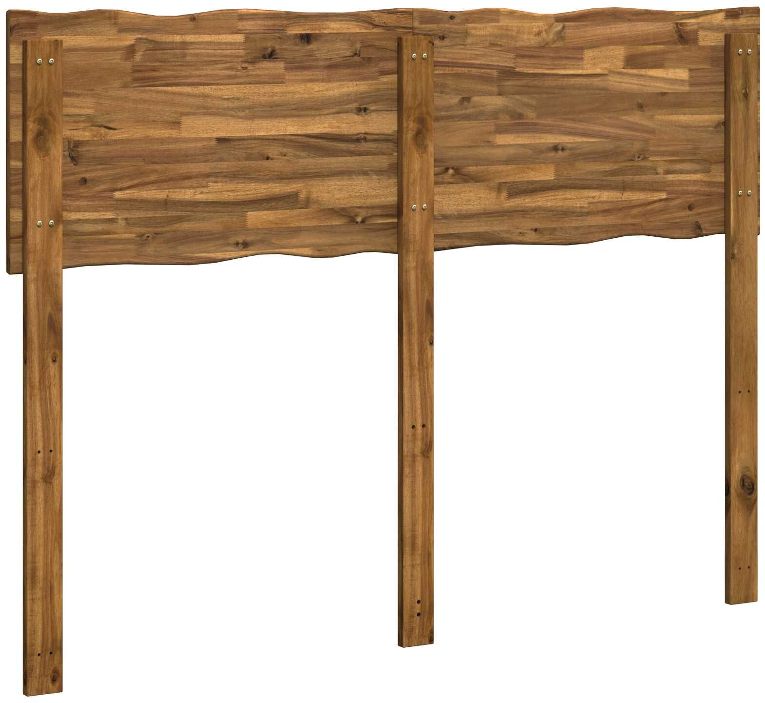 vidaXL Tête de lit en bois brut ROSTOCK Naturel 150 cm