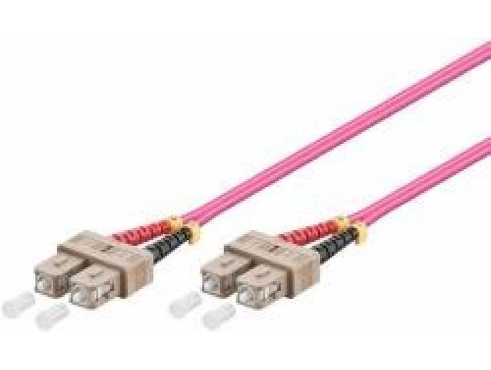 MicroConnect - Netwerkkabel - SC/UPC multimode (M) naar SC/UPC multimode (M) - 2 m glasvezel - 50/125 micrometer