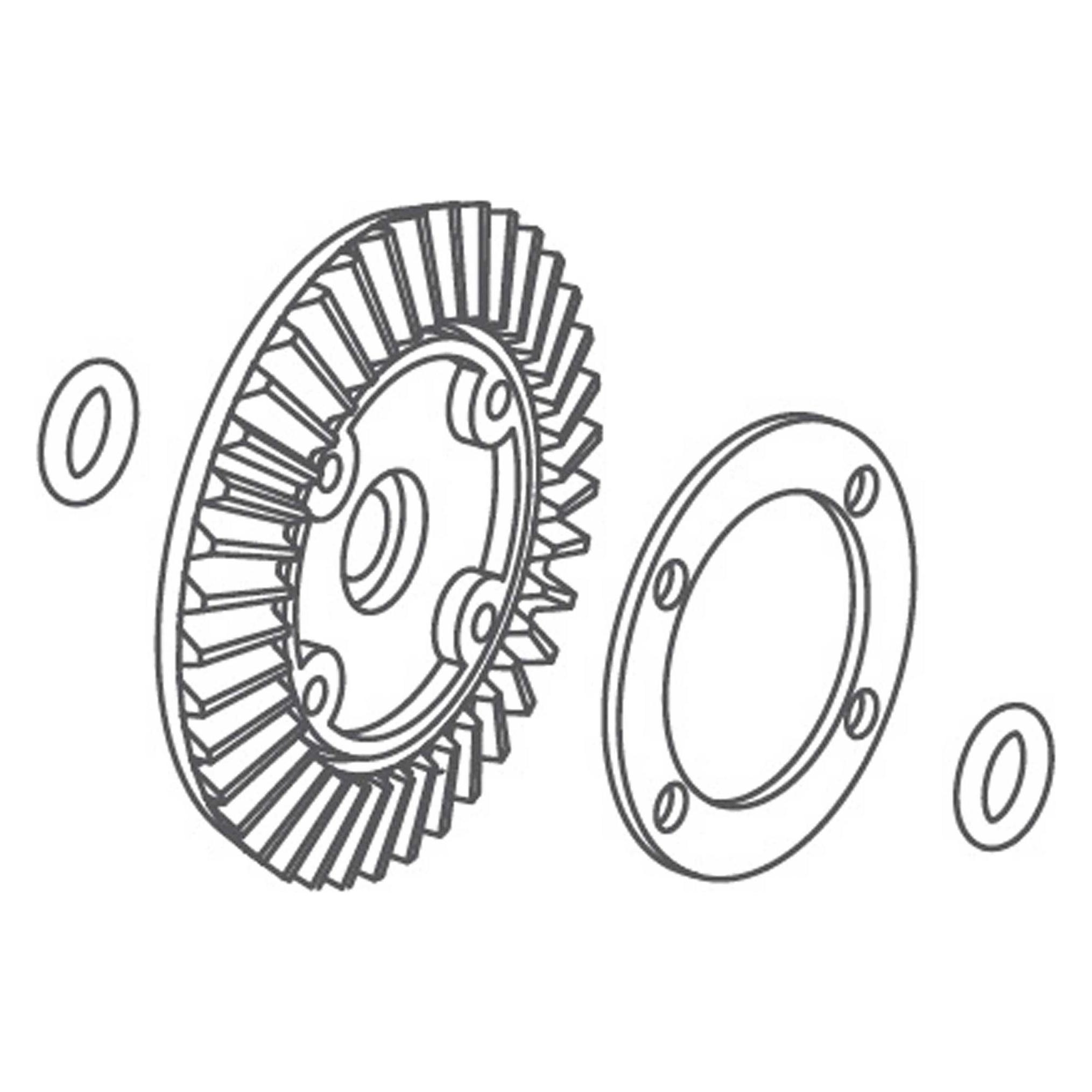 Absima Differential-Kronrad 38T +Dichtung (1230801)