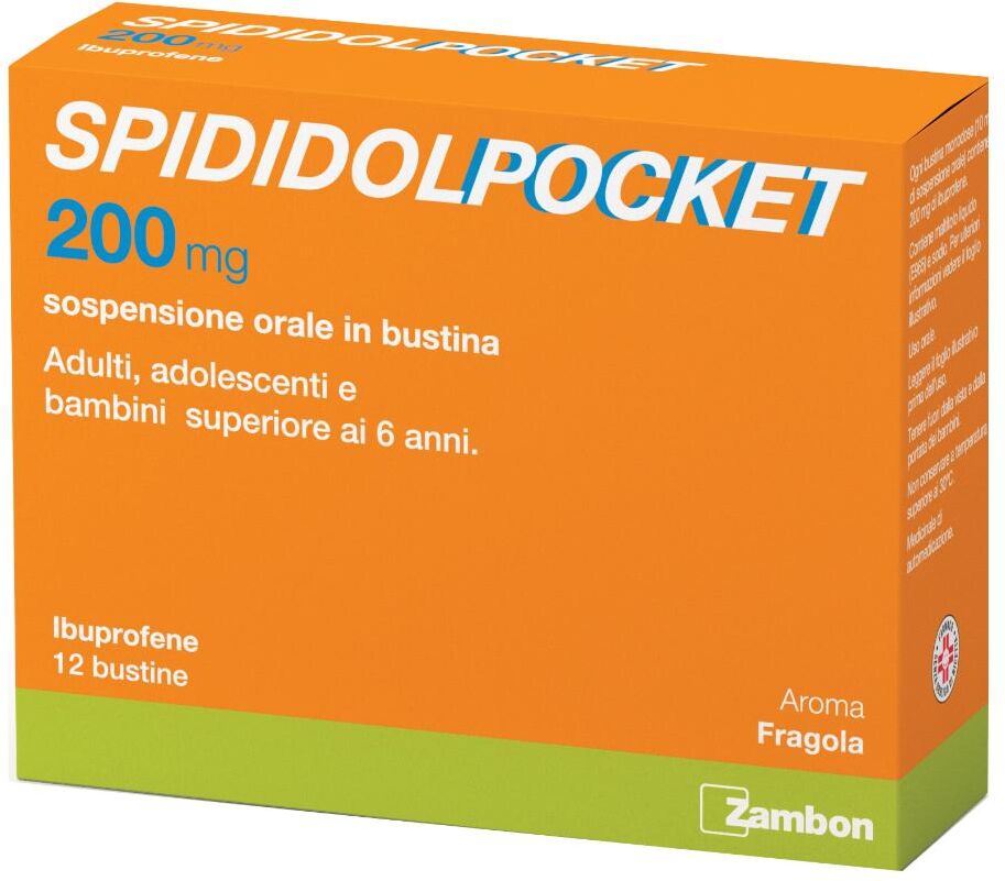 Zambon SpididolPocket 200 mg, 12 Bustine