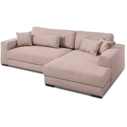 filippo Ecksofa Marsala Cord Rosa