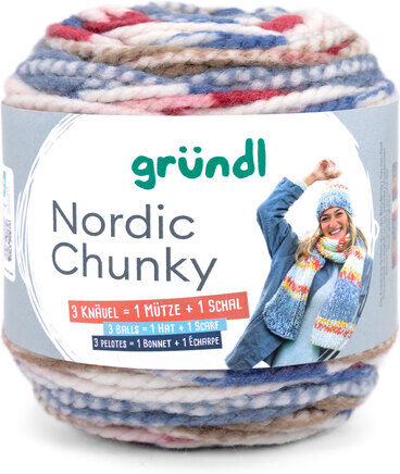 gründl Wolle Nordic Chunky Garn-Set