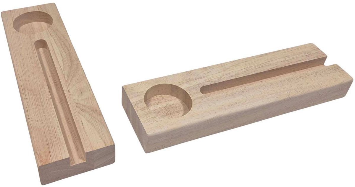Playwood houten tegelhouder waxinelichthouder decoratie accessoire