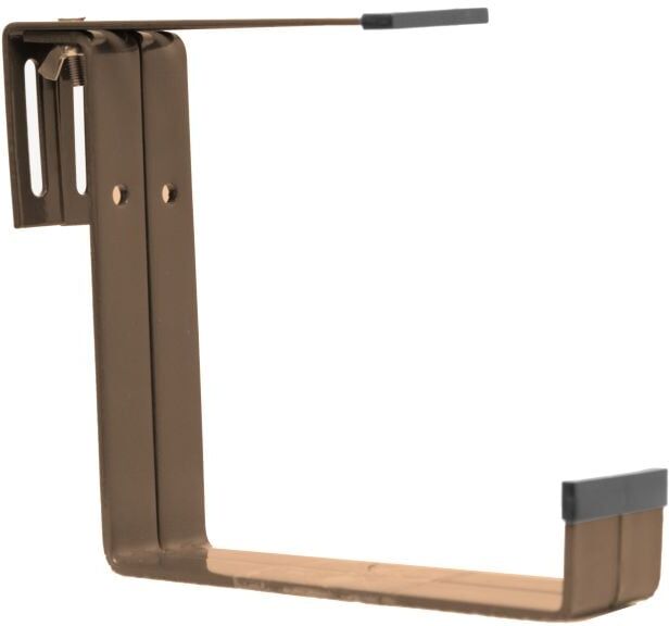 TrendLine Blumenkastenhalter braun 1-fach verstellbar - 2 Stück
