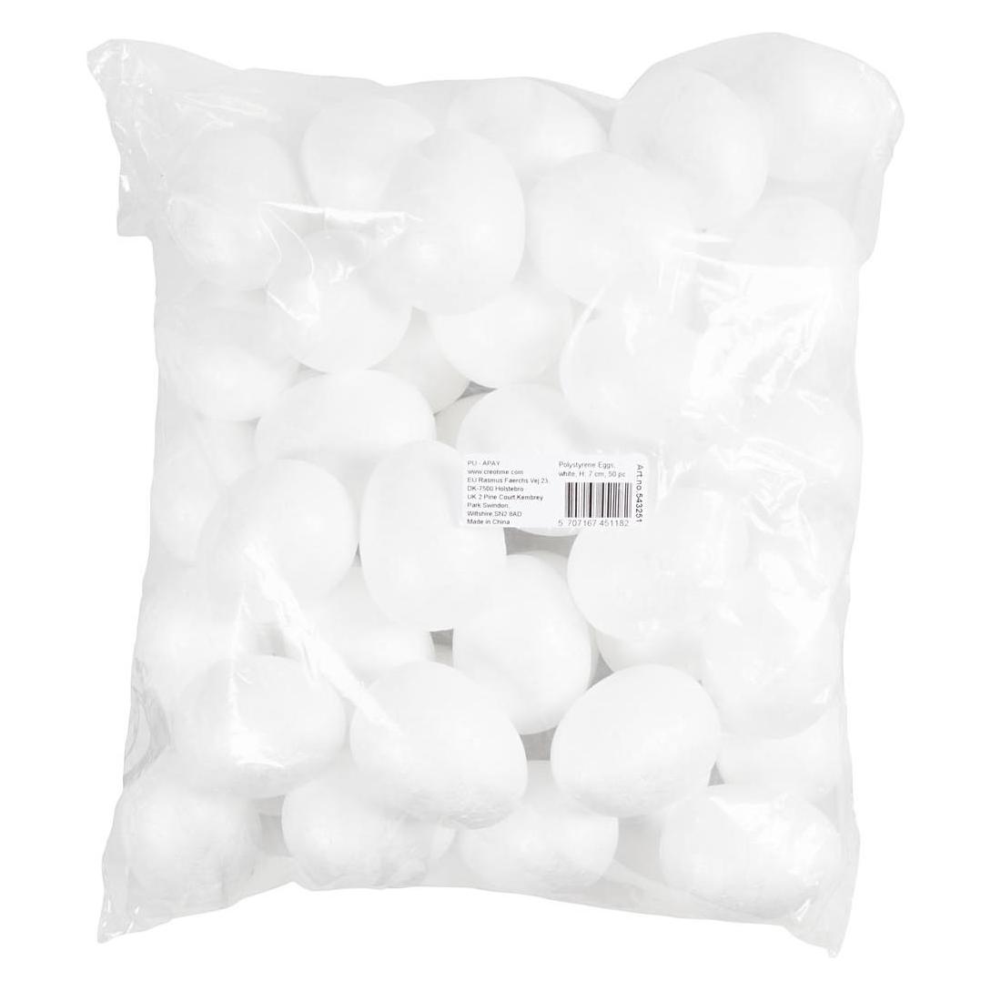 Creativ Company Polystyrene Eggs (5707167451182)