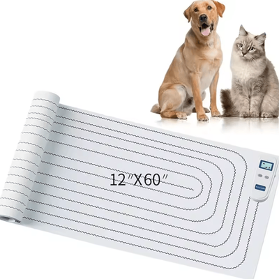 Inspire Curations SmartGuard Pet Training Mat Rechargeable Indoor Cat & Dog Deterrent Pad With 3 Training Modes 30.5x152.5cm