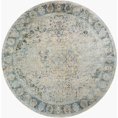 Livabliss Lillian Machine Washable Faded Classic Area Rug