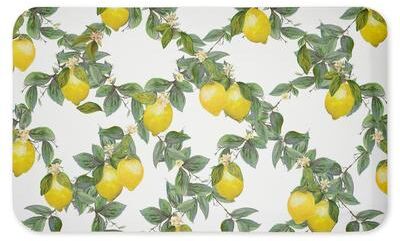 "Stupell Lemon Pattern Printed Anti-Fatigue Floor Mat, 30""x18"""
