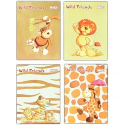 NICI - Wild Friends Notizblock mit Sticker (A5)