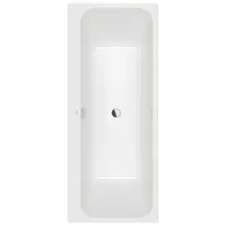 Villeroy & Boch Architectura Airpool Comfort (AC), rechteckige Badewanne mit Whirlpoolsystem, 1700x750 mm, weiß Alpin, glänzend, 2 Personen