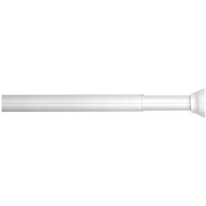 Sealskin Duschvorhangstange Teleskop, 275552210, 110 - 185 cm, ausziehbar, zum Klemmen, weiß