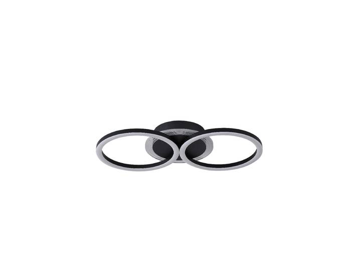 Design LED Deckenlampe Contour Schwarz Searchlight