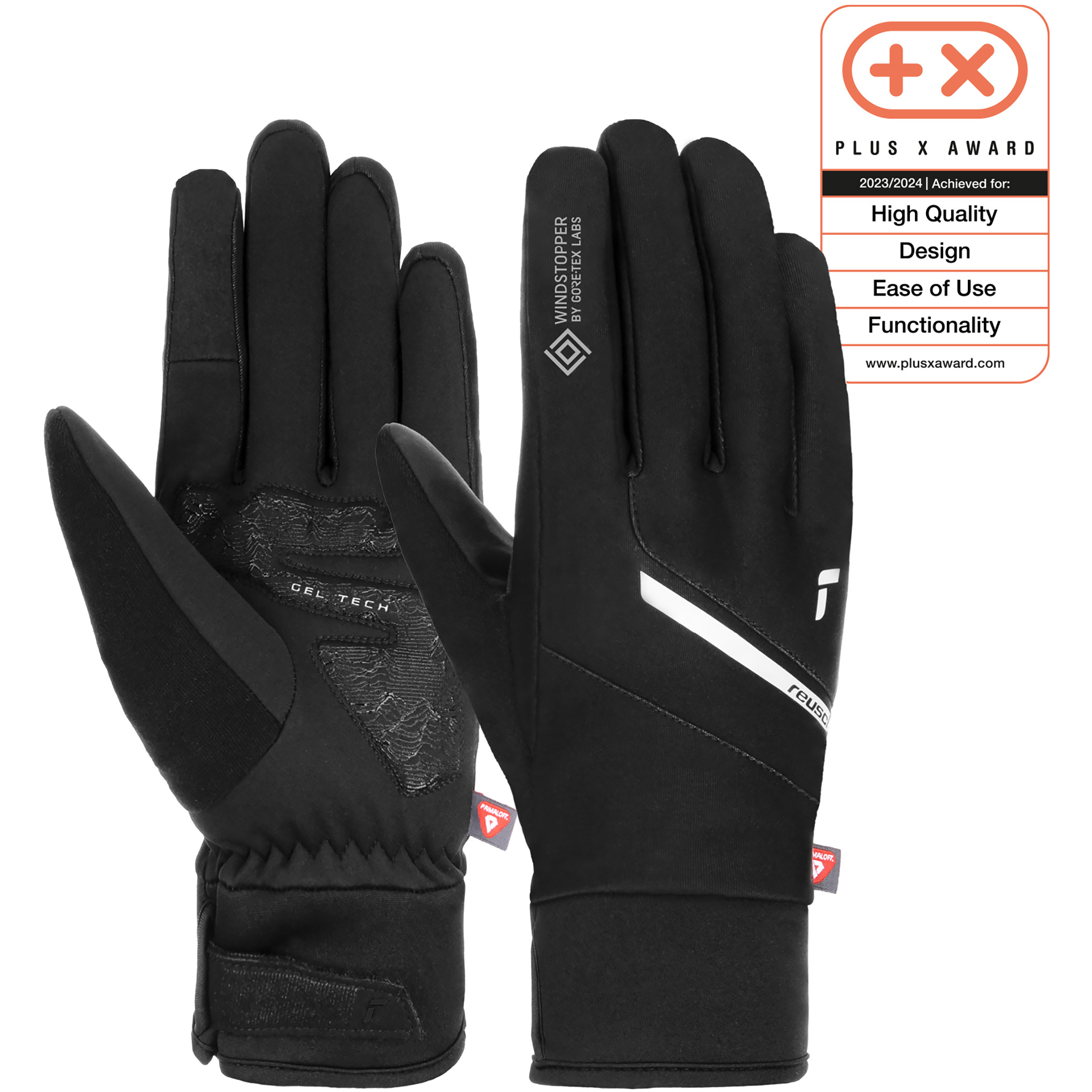 Reusch Versa Windstopper Touch-Tec Fingerhandschuhe schwarz Größe 8.5 Mountainbike | Gravel | Rennrad Elastisch Primaloft | Windstopper