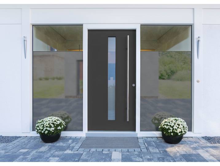 Fensterfolie GARDINIA Statische UV-Folie , schwarz, B:45cm L:150cm, PVC, Fensterfolien, Fensterfolie, 77% UV-Schutz
