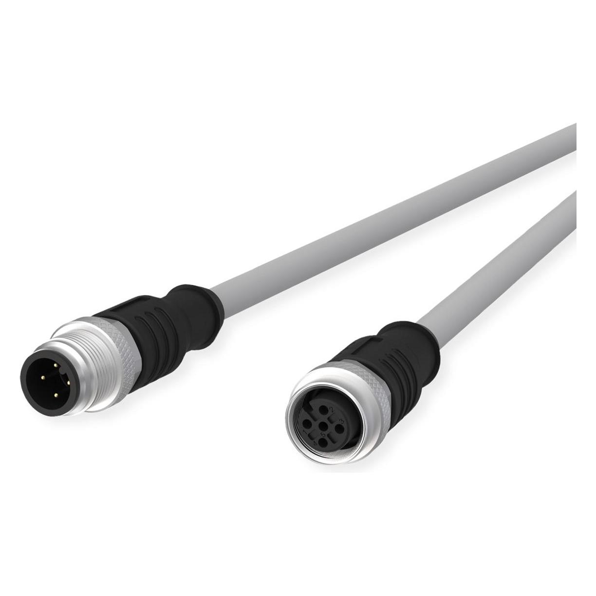 Metz Connect M12 Sensor-/Aktorleitung, A-kodiert (142MIA12010)