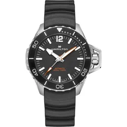 Hamilton Khaki Navy Frogman Auto Splinter Cell: Deathwatch" H77825330" - schwarz,mit Wellenoptik - 46mm