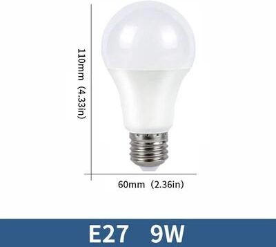 Uplifted Goods Energy Saving LED Bulb Lamps E27 And E14 Base Options e27 9w warm Whit