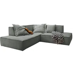 ECKSOFA SAMU Grau Webstoff