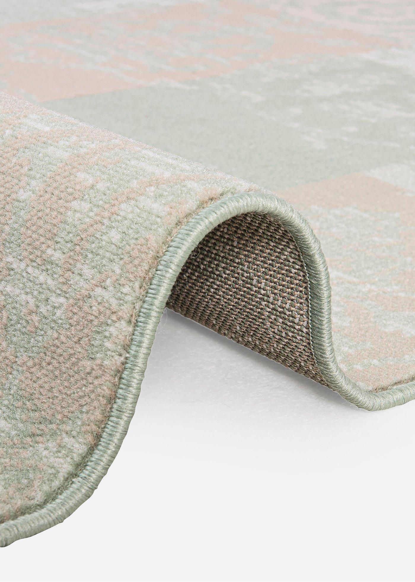 bonprix Teppich in Patchworkoptik, braun, Gr.160x230 cm, Extra weicher und super wohnlicher Teppich