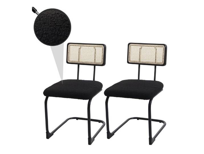 MCW Freischwinger MCW-K88 (Set), Bequeme Formgebung, Vintage Design