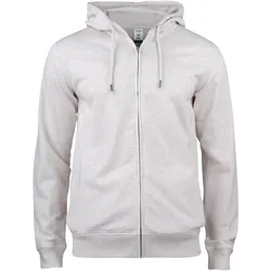 CLIQUE Premium Baumwoll Kapuzenjacke Herren 925 - natur meliert XL